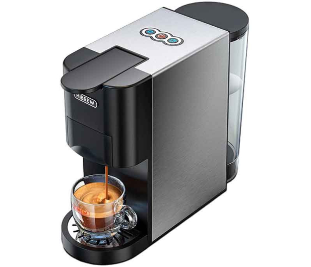 HiBrew Kapsułkowy ekspres do kawy 4w1 1450W H3A - 1486569 - zdjęcie